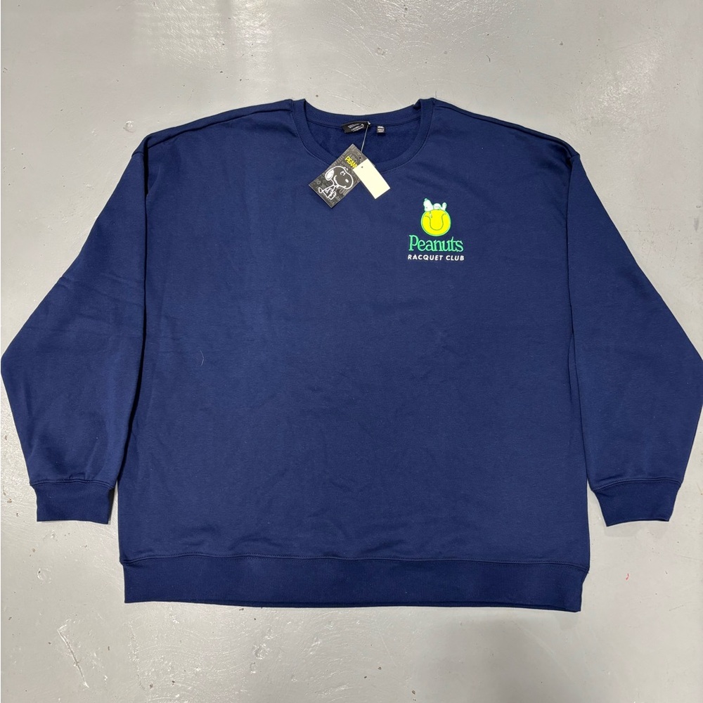 Peanuts Crewneck Sweater -‎ Navy Blue